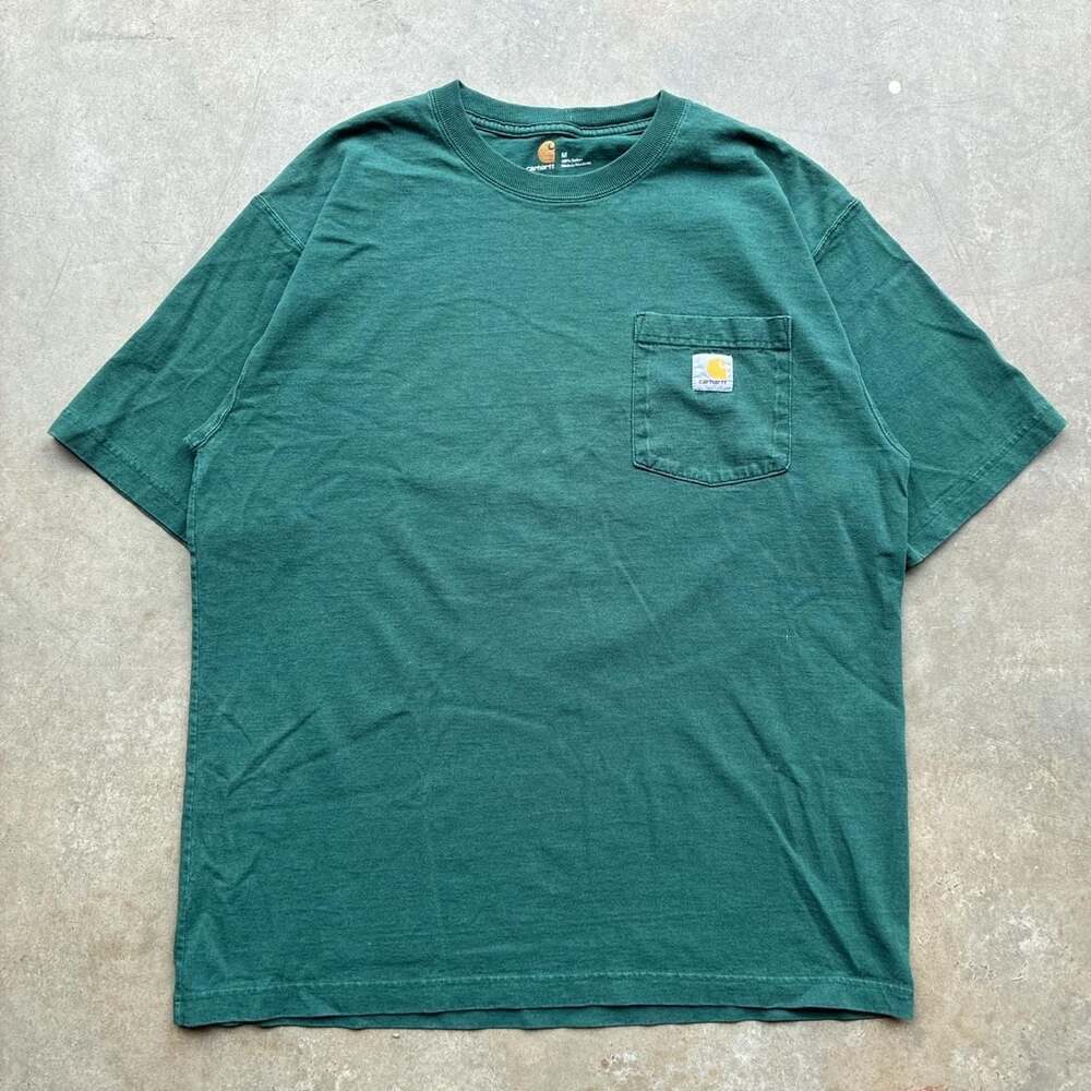Carhartt Pocket T-Shirt Dark Green Medium
